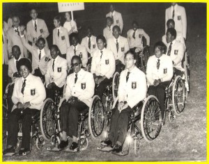 Jamaica's paraplegic team