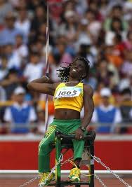 Javalin thrower Sylvia Grant